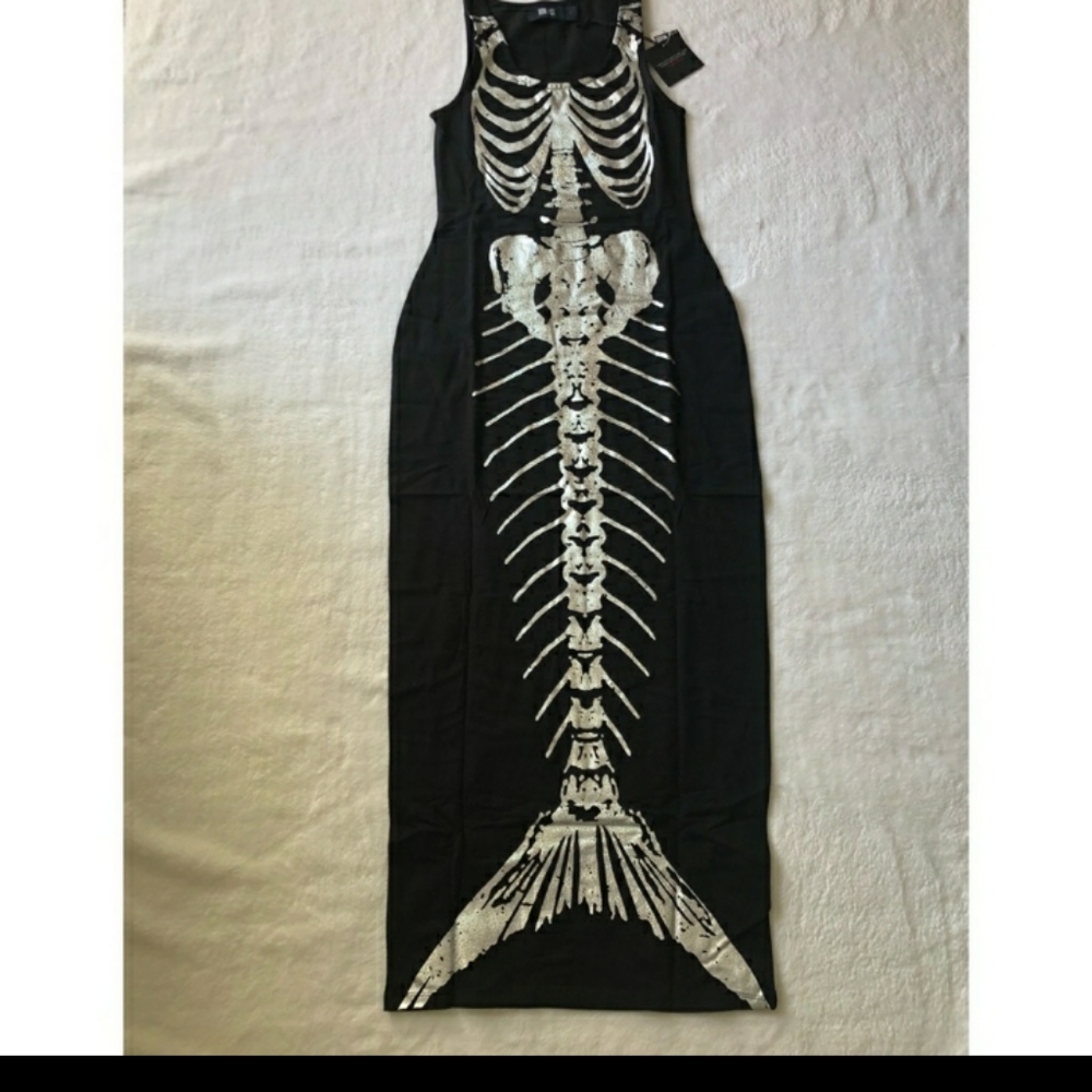 NWT Iron Fist Bone Deep Iridescent Dress - Picture 5 of 9